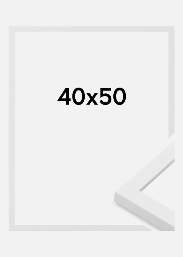 Okvir Oban Akrilno steklo Bela 40x50 cm