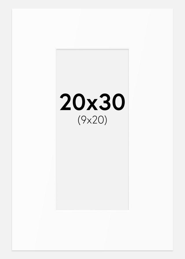 Paspartȗ Beli Standard (Belo Jedro) 20x30 cm (9x20)