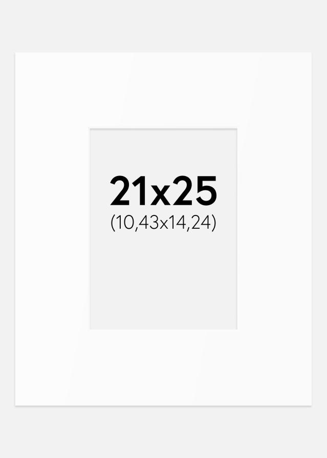 Paspartȗ Beli Standard (Belo Jedro) 21x25 cm (10,43x14,24)