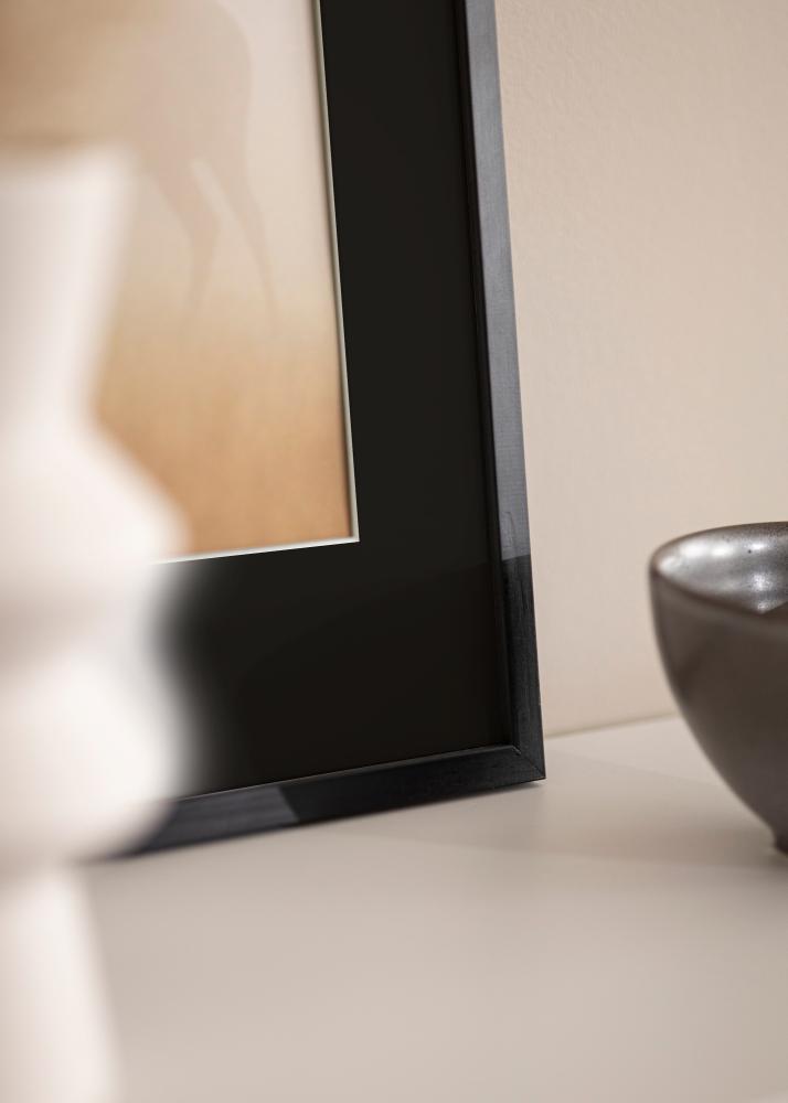 Okvir Galant Črna 40x50 cm - Paspartŭ Črna 12x16 inches