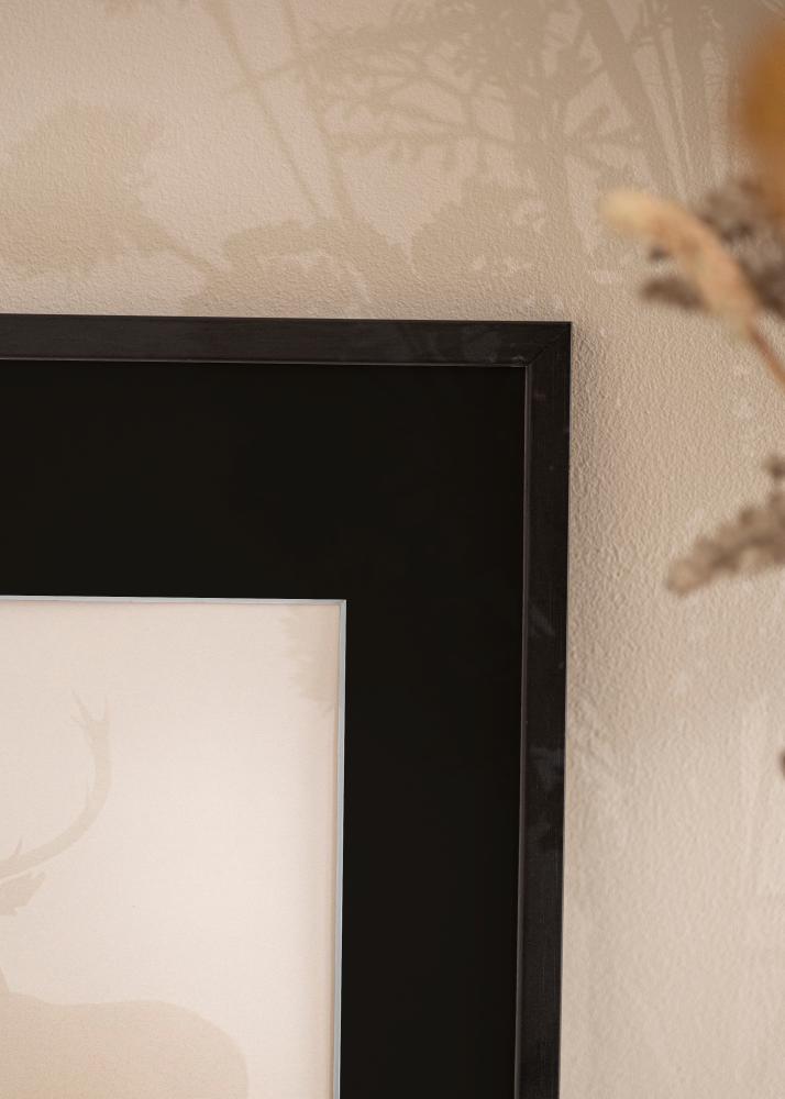 Okvir Galant Črna 40x50 cm - Paspartŭ Črna 12x16 inches