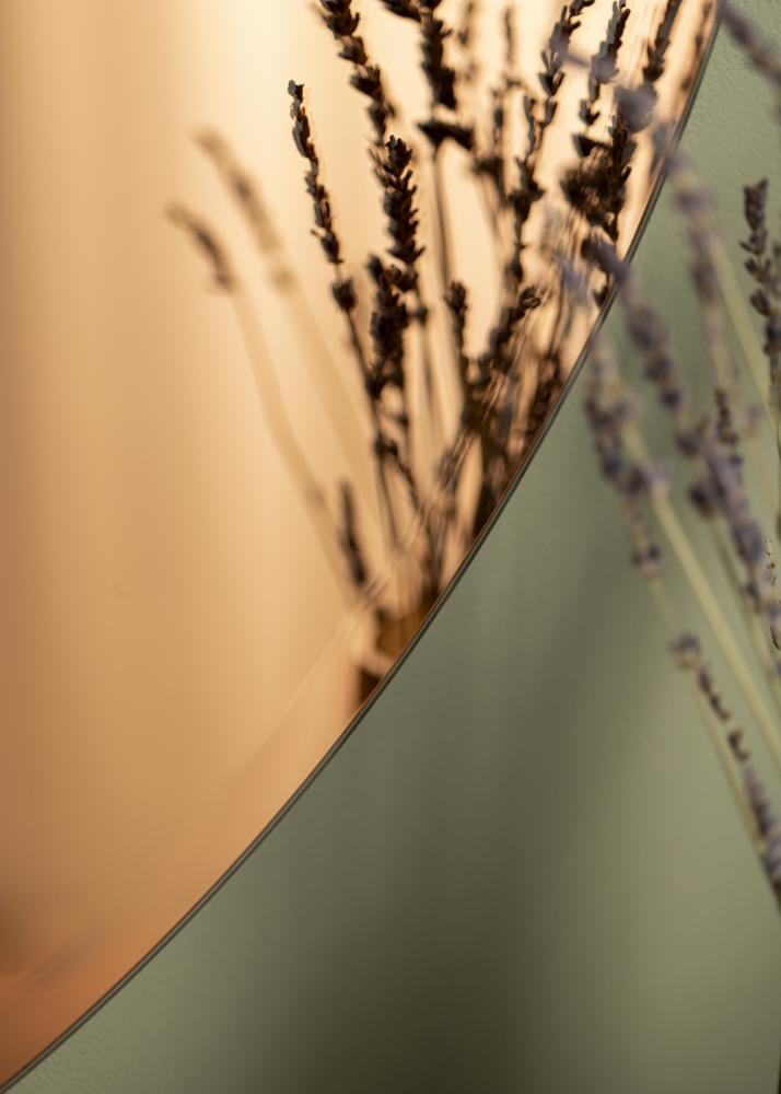 KAILA Okrogel Ogledalo Rose Gold Deluxe 90 cm Ø