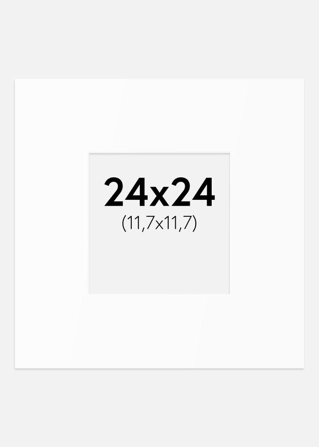 Paspartȗ Beli Standard (Belo Jedro) 24x24 cm (11,7x11,7)