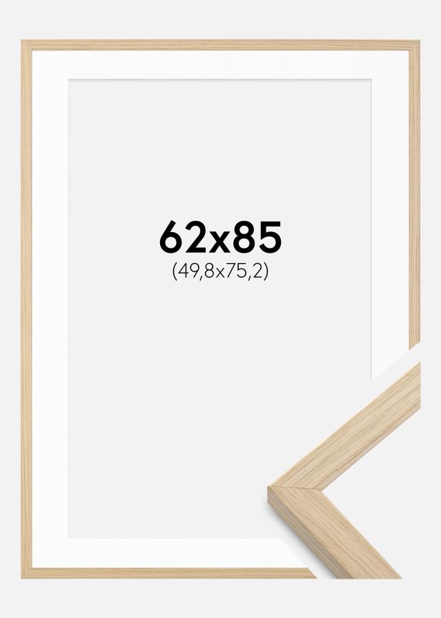 Okvir Grimsåker Hrast 62x85 cm - Paspartŭ Bela 20x30 inches