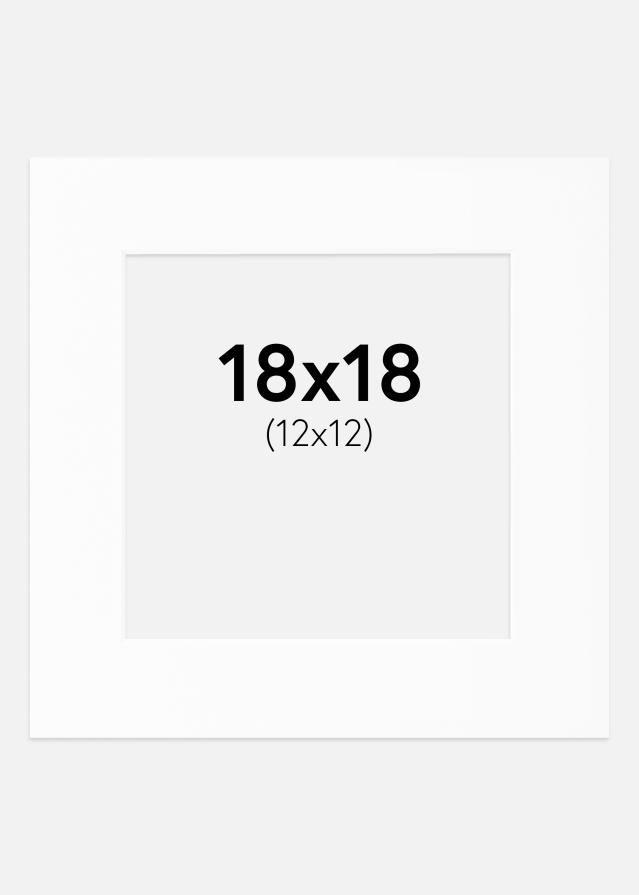 Paspartŭ Bela Standarden Bel notranji rob 18x18 cm (12x12)