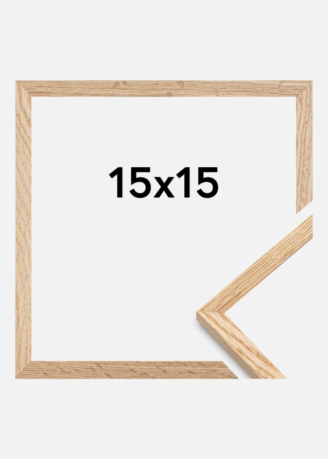 Okvir Tanek hrast Akrilno steklo 15x15 cm