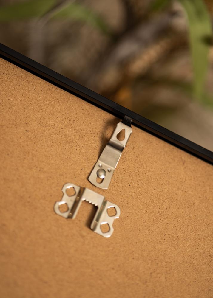 Aluminijast okvir Akrilno steklo Črna 40x50 cm