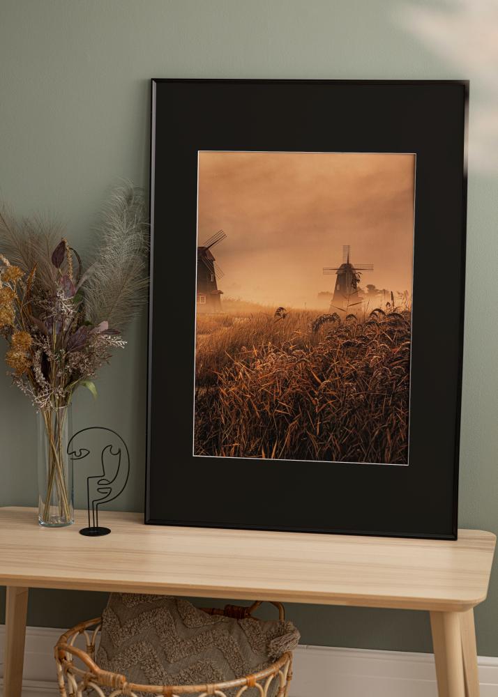 Okvir Desire Črna 40x50 cm - Paspartŭ Črna 27x35 cm