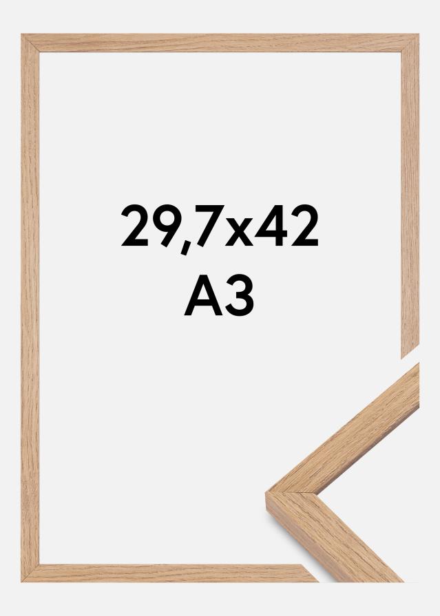 Okvir Montgomery Mat Antirefleksno steklo Hrast 29,7x42 cm (A3)