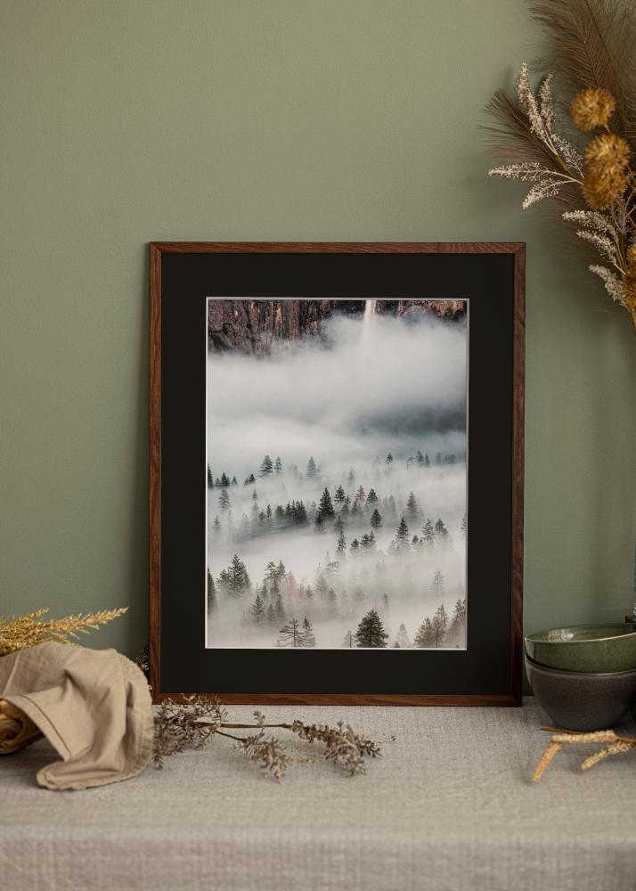 Okvir Galant Oreh 30x40 cm - Paspartŭ Črna 18x27 cm