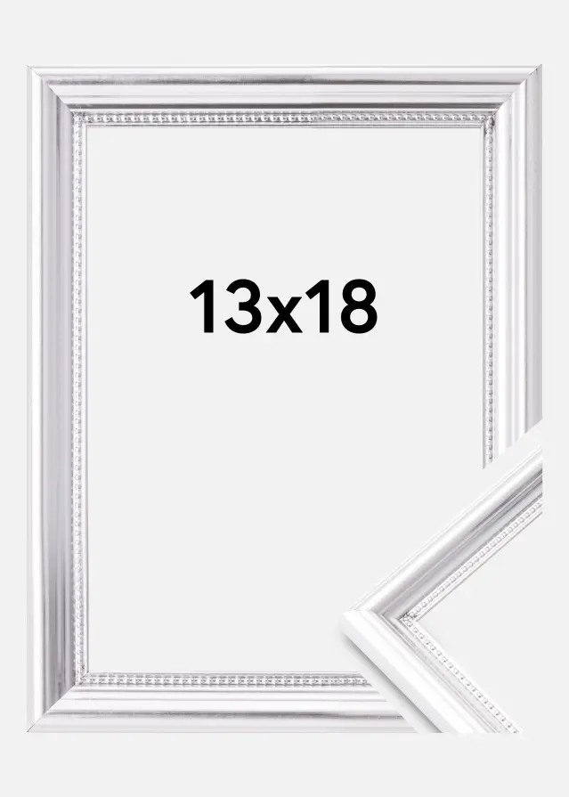 Okvir Gala Akrilno steklo Srebrna 13x18 cm