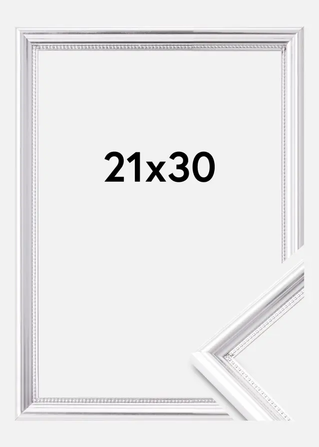 Okvir Gala Akrilno steklo Srebrna 21x30 cm