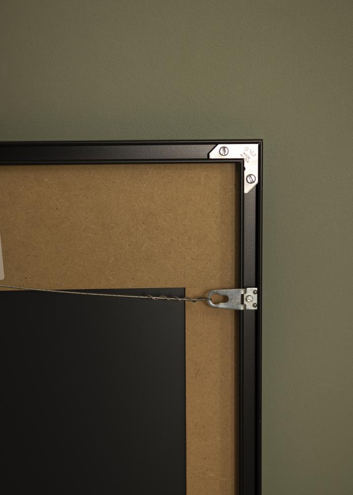 Ogledalo Minimalen Black 45x130 cm