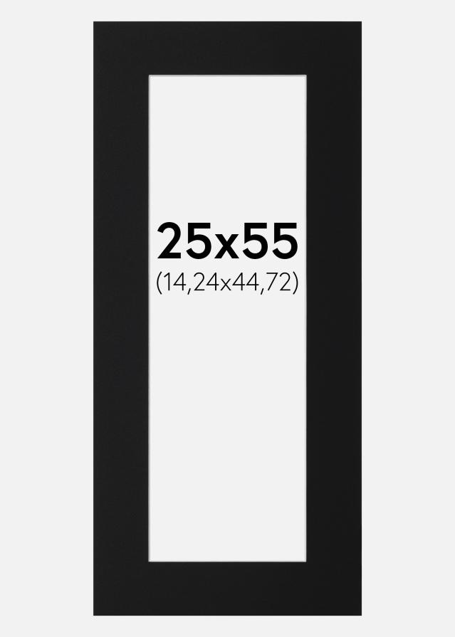 Paspartŭ Črni Standard (Belo Jedro) 25x55 cm (14,24x44,72)