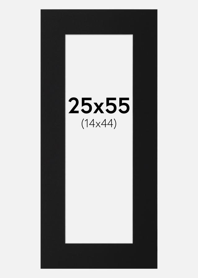 Paspartŭ Črni Standard (Belo Jedro) 25x55 cm (14x44)