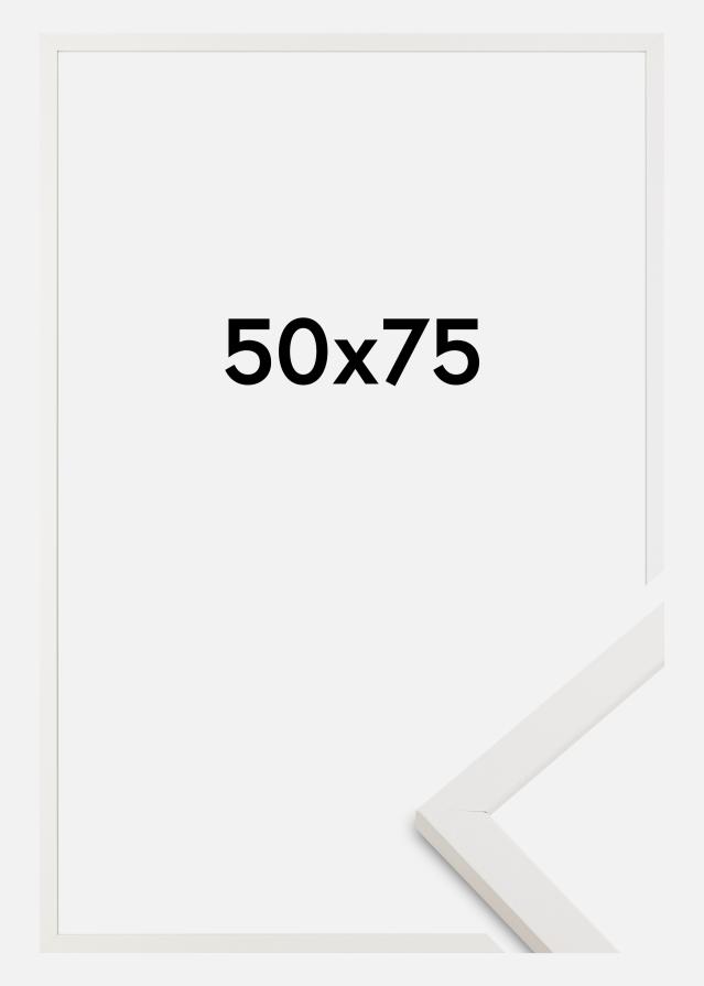 Okvir Trendy Akrilno Steklo Bela 50x75 cm