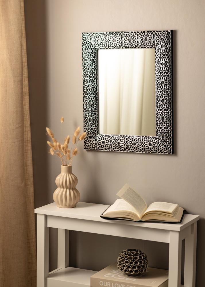 Ogledalo Stockholm Črna - Lastne mere