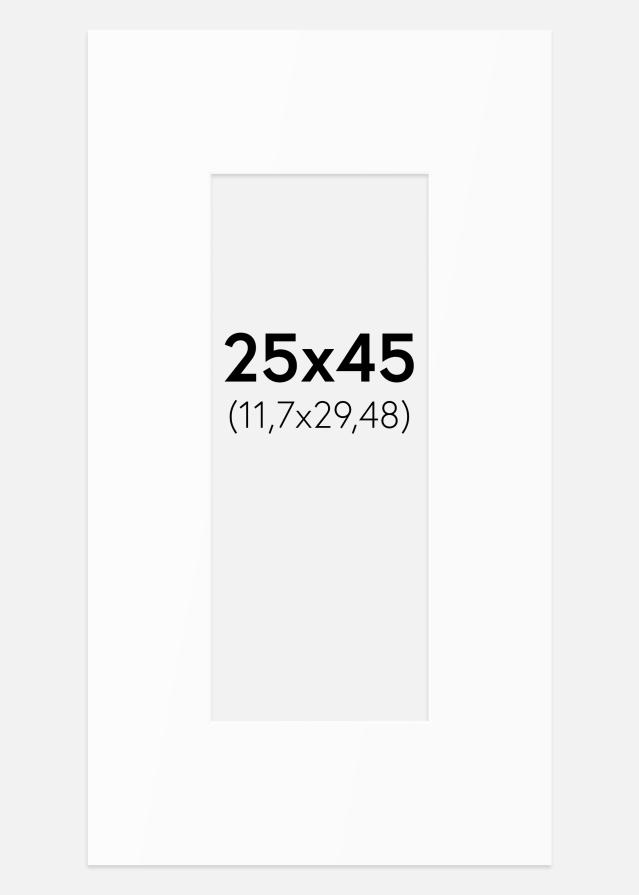 Paspartȗ Beli Standard (Belo Jedro) 25x45 cm (11,7x29,48)