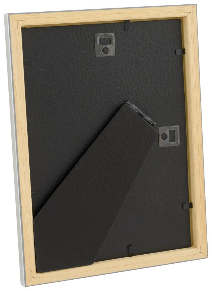 Okvir Slim Mat Antirefleksno steklo Srebrna 15x20 cm