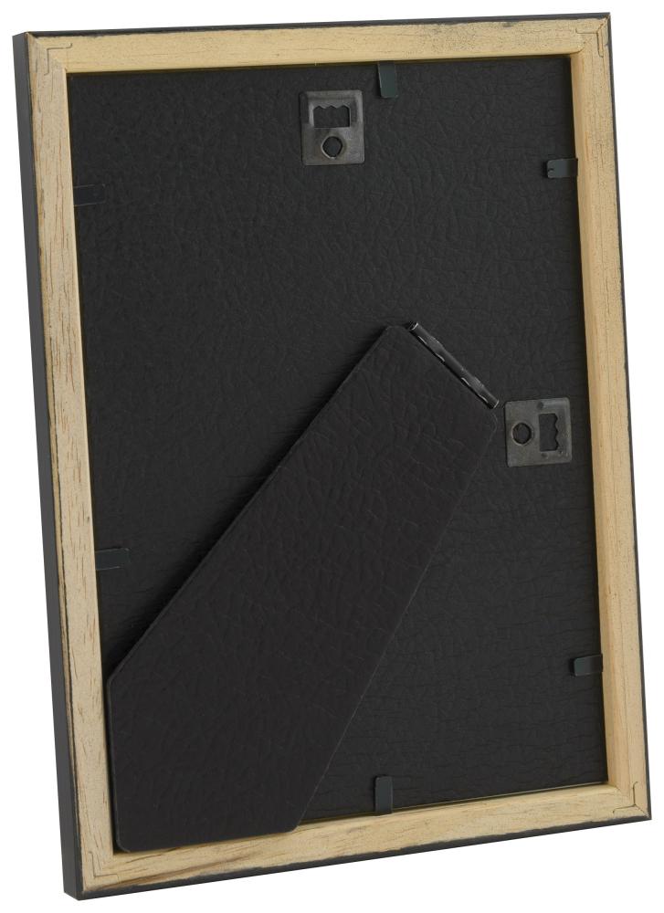 Okvir Slim Mat Antirefleksno steklo Črna 15x20 cm