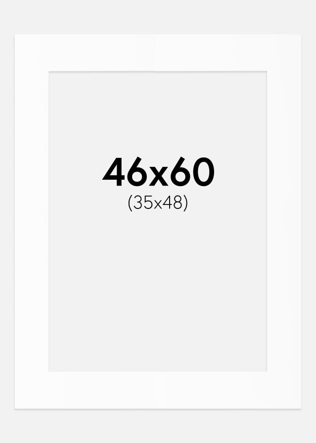 Paspartȗ Beli Standard (Belo Jedro) 46x60 cm (35x48)