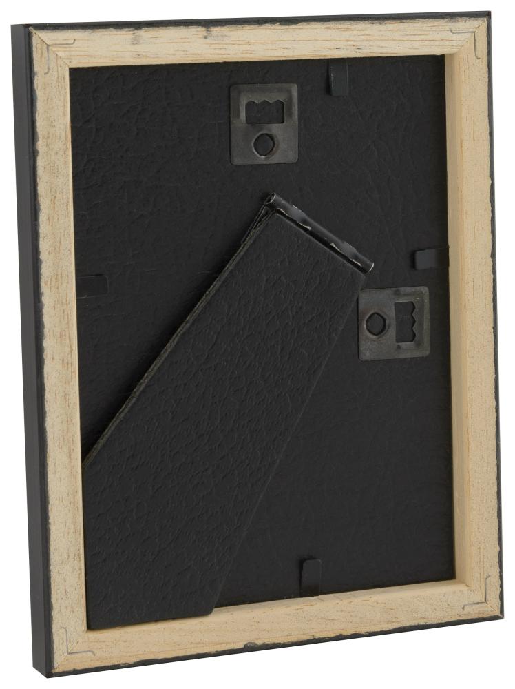 Okvir Slim Mat Antirefleksno steklo Črna 10x13 cm