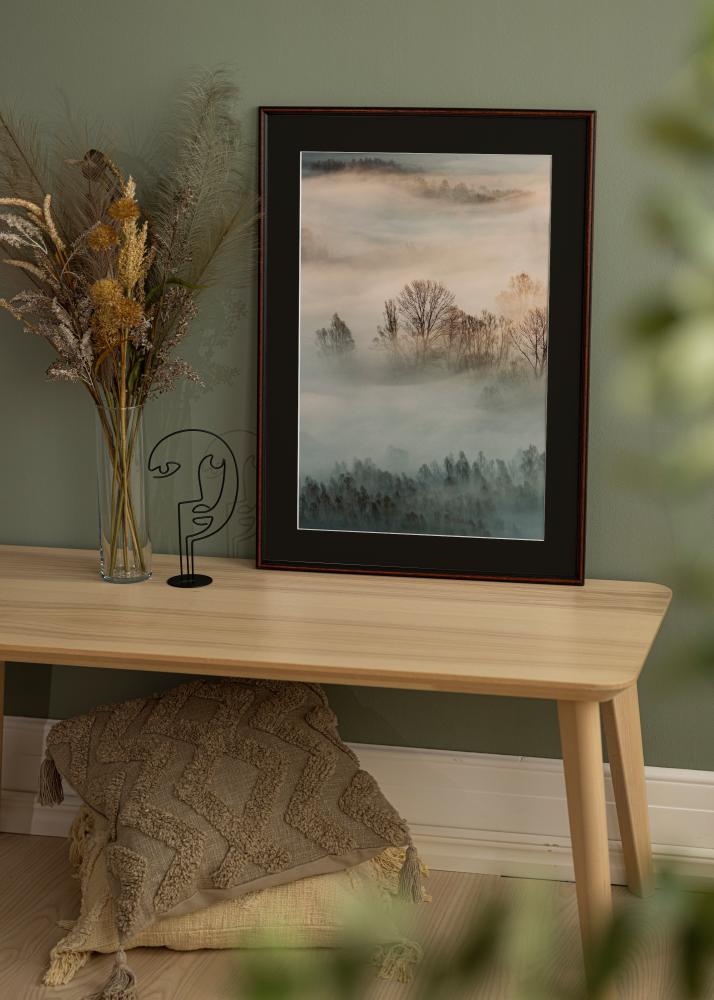 Okvir Horndal Oreh 24x30 cm - Paspartŭ Črna 18x24 cm