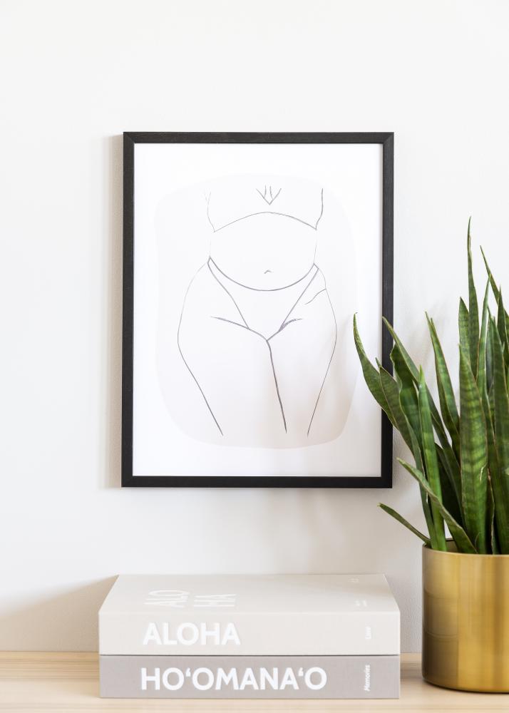 Okvir Soul Akrilno steklo Črna 59,4x84,1 cm (A1)