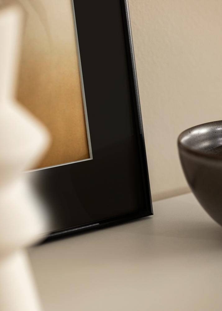 Okvir Visby Črna 30x40 cm - Paspartŭ Črna 21x30 cm