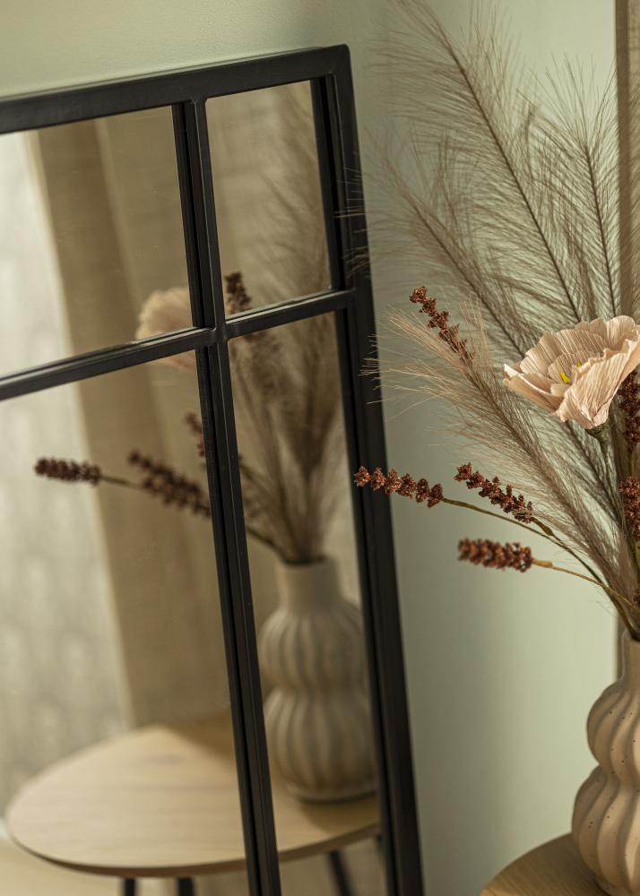 Ogledalo Window Črna 70x100 cm