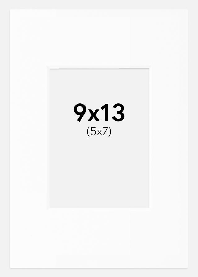 Paspartŭ Bela Standarden Bel notranji rob 9x13 cm (5x7)