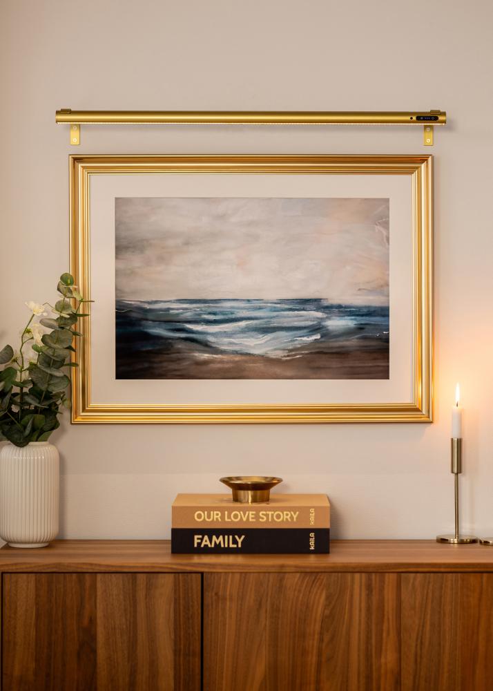 KAILA Brilliance baterijsko napajanje za osvetlitev slik 80 cm - Zlata