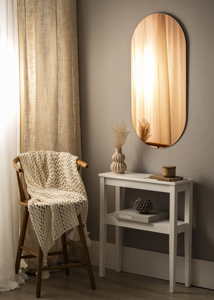 KAILA Ogledalo Ovalna Rose Gold 50x100 cm