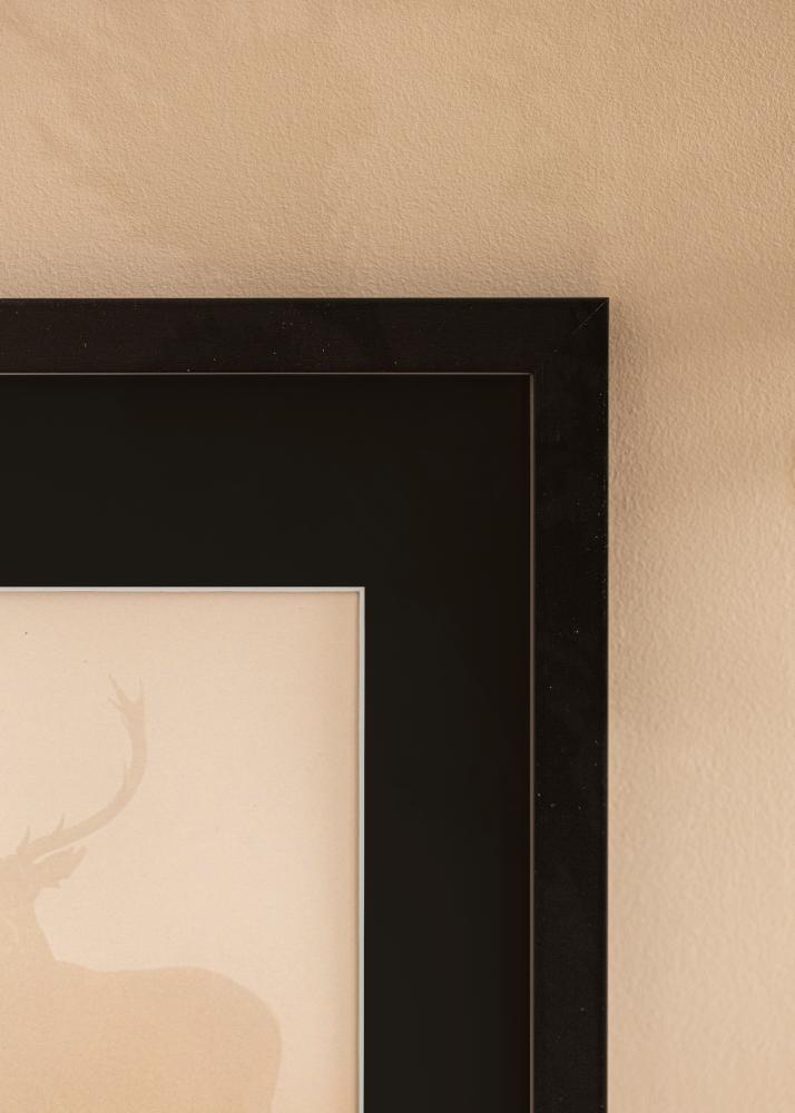 Okvir Black Wood 45x60 cm - Paspartŭ Črna 32x45 cm