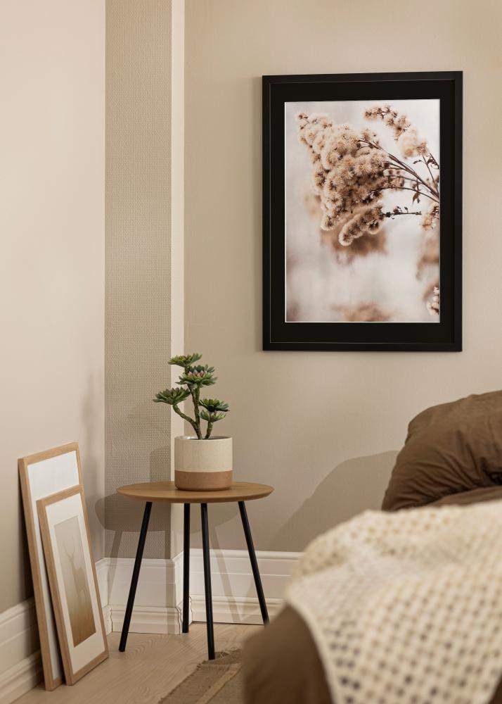 Okvir Black Wood 45x60 cm - Paspartŭ Črna 32x45 cm