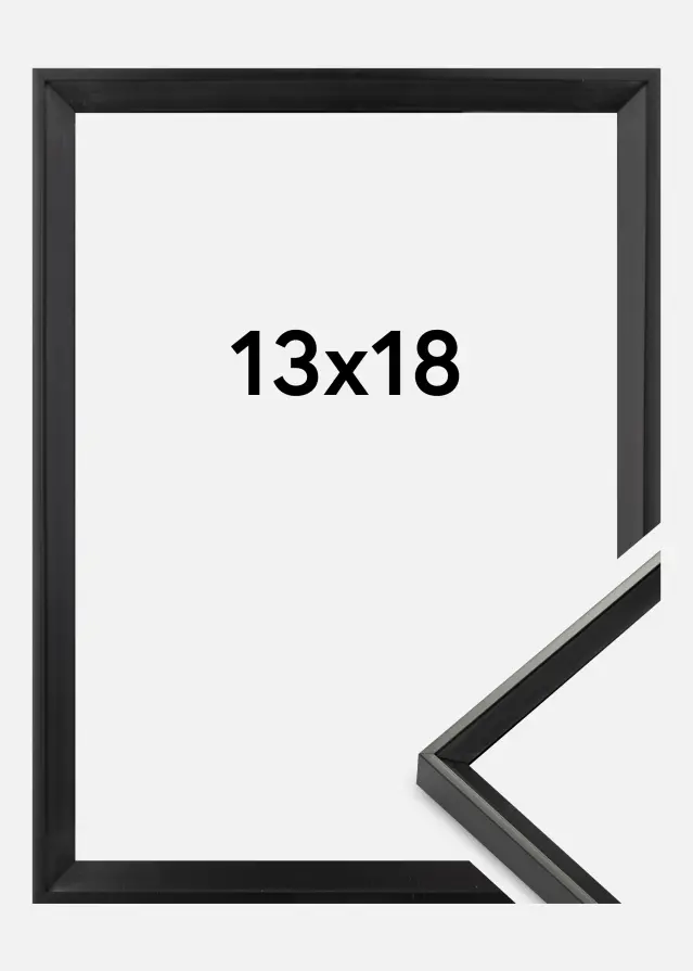 Okvir Desire Akrilno steklo Črna 13x18 cm