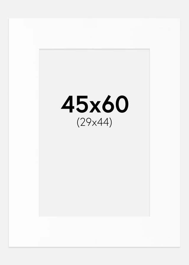 Paspartŭ Bela Standarden Bel notranji rob 45x60 cm (29x44)