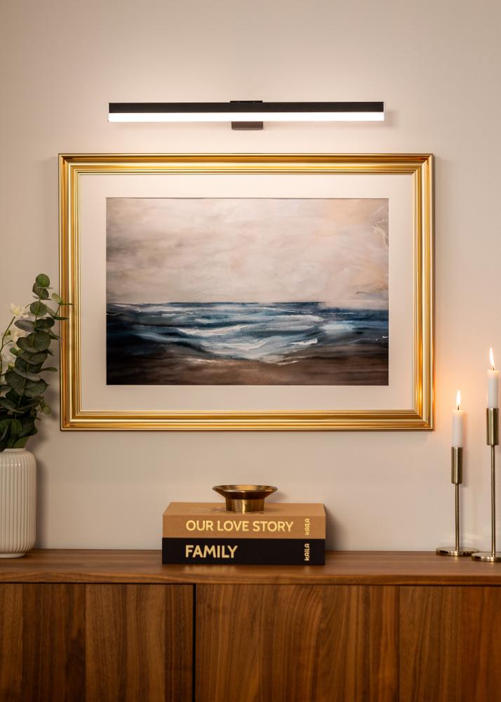 KAILA Radiate Baterijska slika razsvetljava 55 cm - Črna