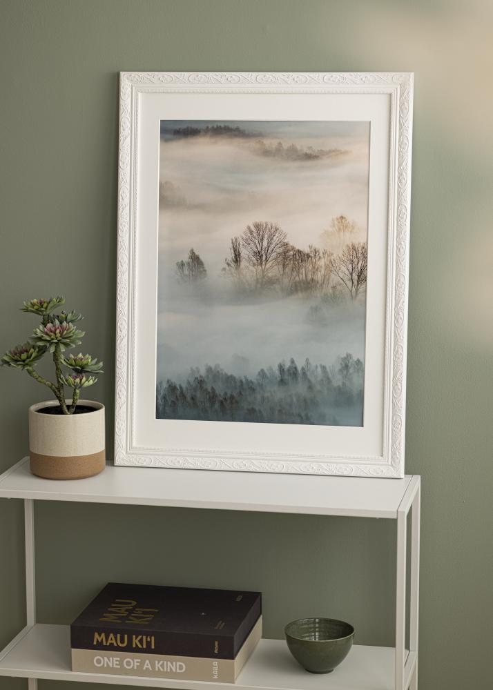 Okvir Barok Bela 30x40 cm