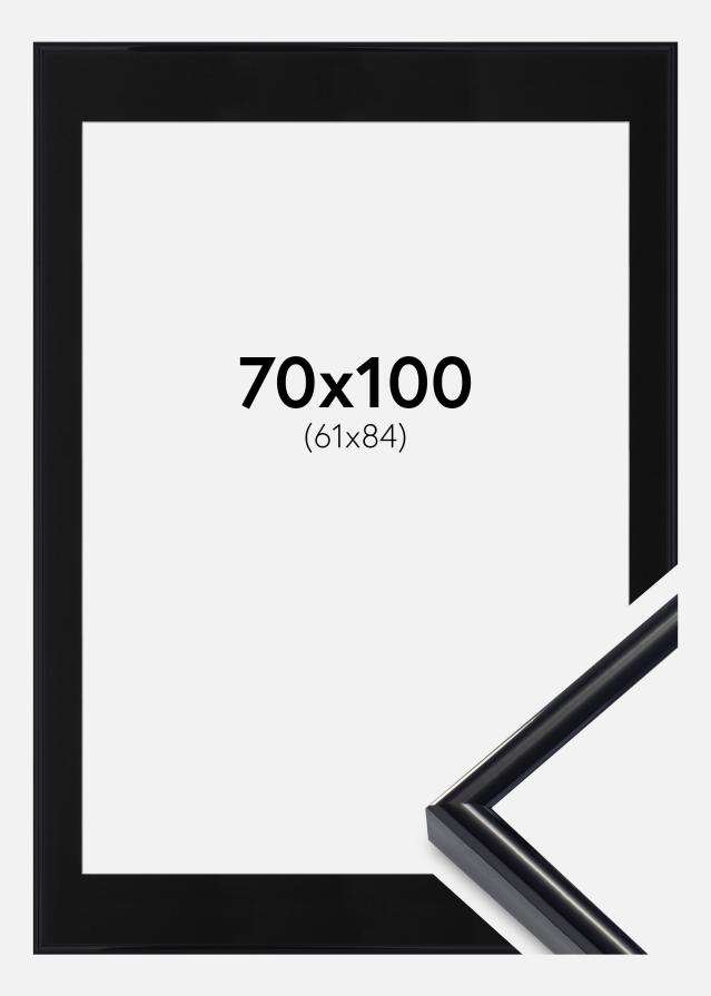 Okvir Victoria Črna 70x100 cm - Paspartŭ Črna 62x85 cm