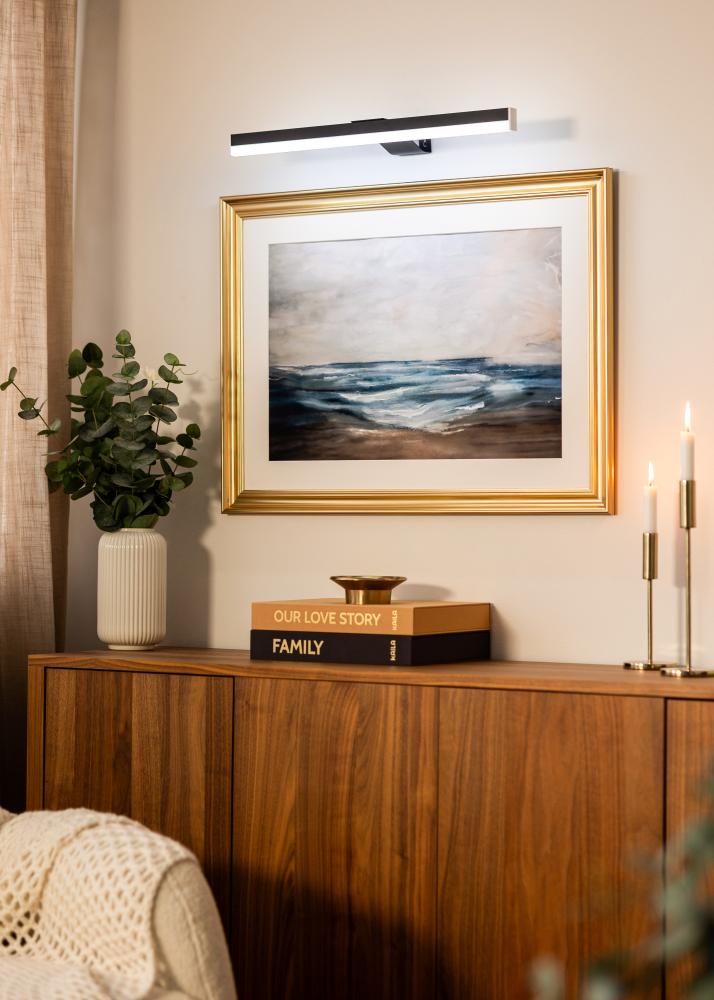 KAILA Radiate Baterijska slika razsvetljava 55 cm - Črna