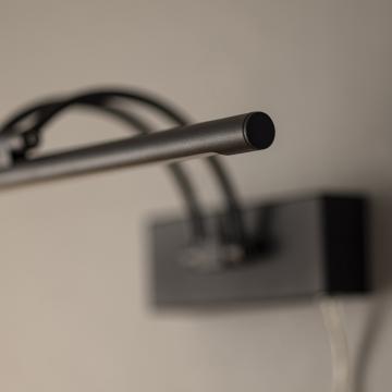 Gunnebo V962 LED Osvetljava za slike 37 cm - Črna