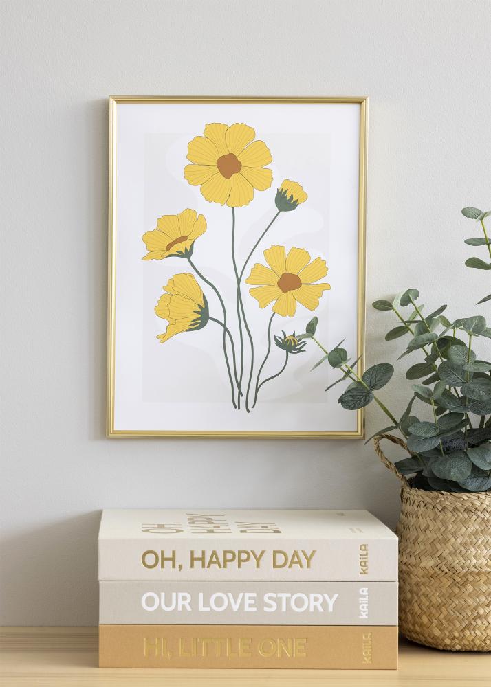 Okvir Hipster Akrilno steklo Zlata 70x100 cm