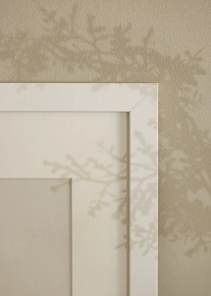 Okvir White Wood 70x90 cm - Paspartŭ Bela 24x30 inches