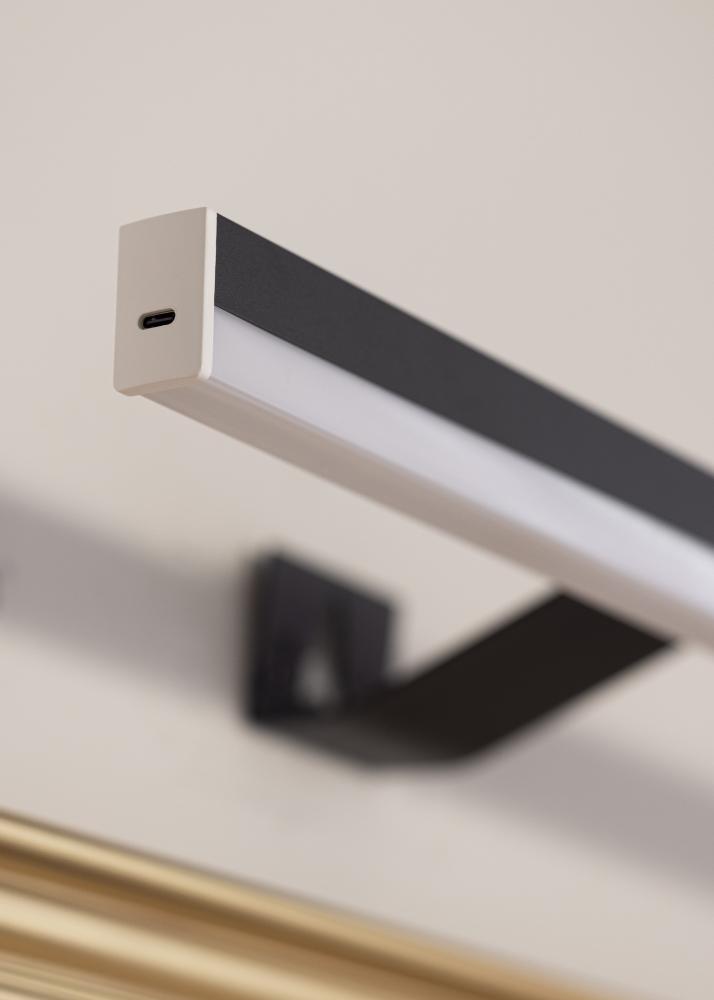 KAILA Radiate Baterijska slika razsvetljava 55 cm - Črna