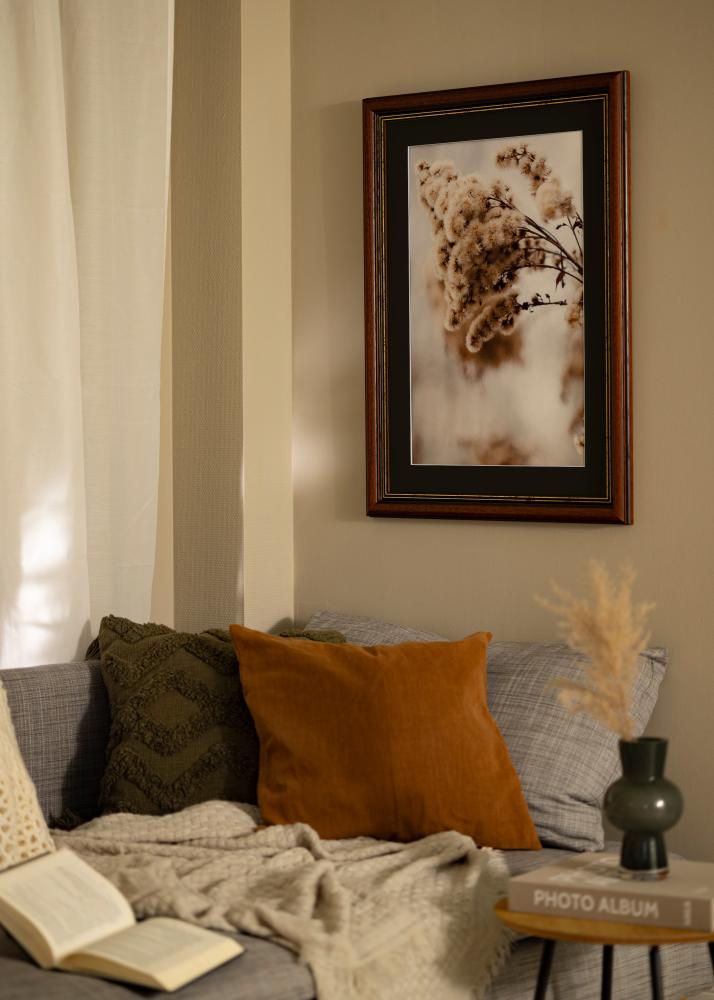 Okvir Old Retro 40x50 cm - Paspartŭ Črna 27x35 cm