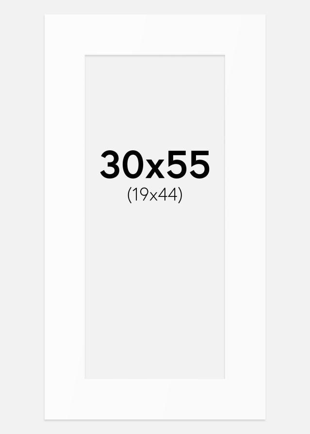 Paspartȗ Beli Standard (Belo Jedro) 30x55 cm (19x44)