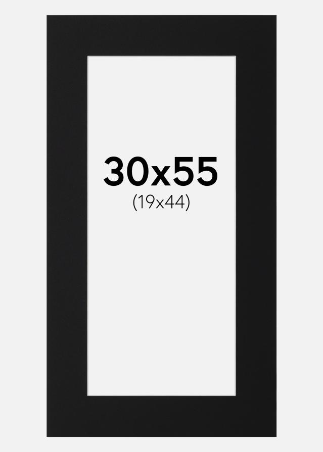 Paspartŭ Črni Standard (Belo Jedro) 30x55 cm (19x44)