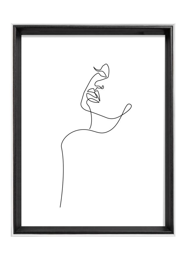 Okvir Silhouette Črna 18x24 cm