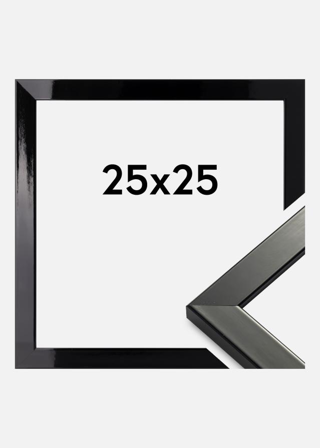 Okvir Uppsala Akrilno steklo Črna visok sijaj 25x25 cm